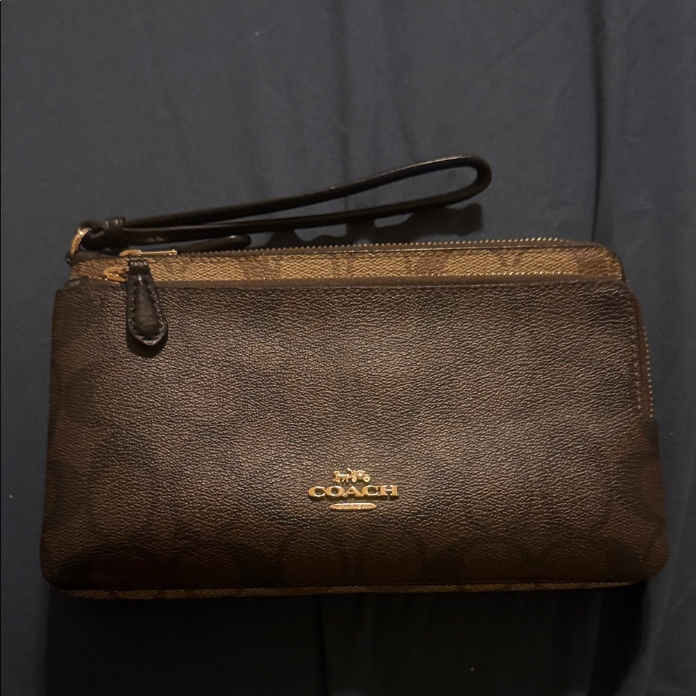 Coach Double Zip Wallet